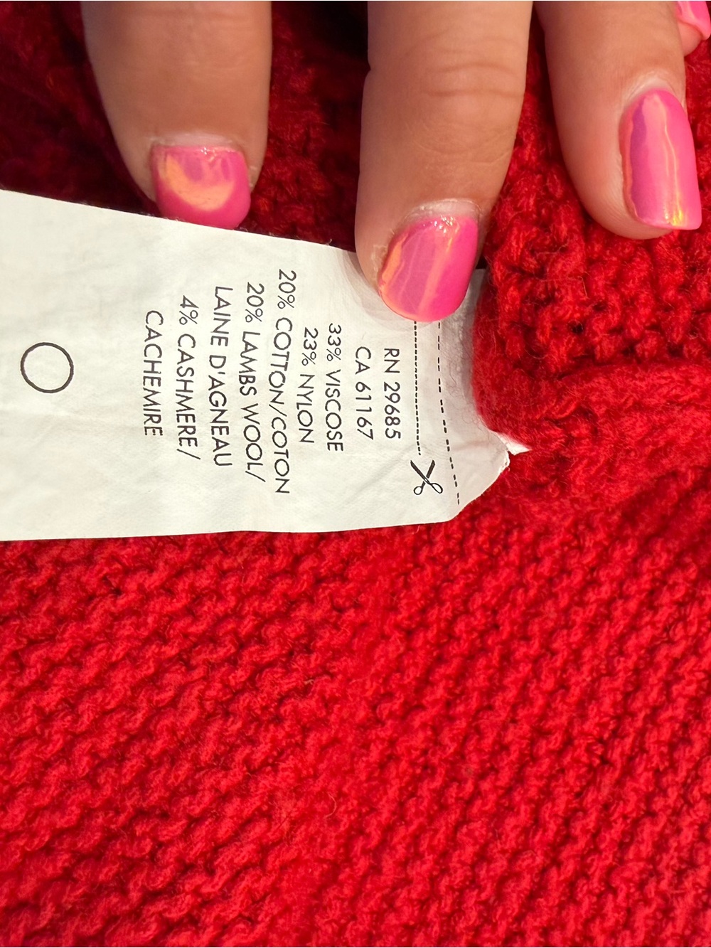 Pendleton Vibrant Red Crewneck Knit Sweater - Picture 4 of 7
